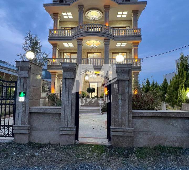 خرید کاخ ویلای تریبلکس ۵۰۰ متری در سعادت‌آباد چمستان | ۳۰۰ متر