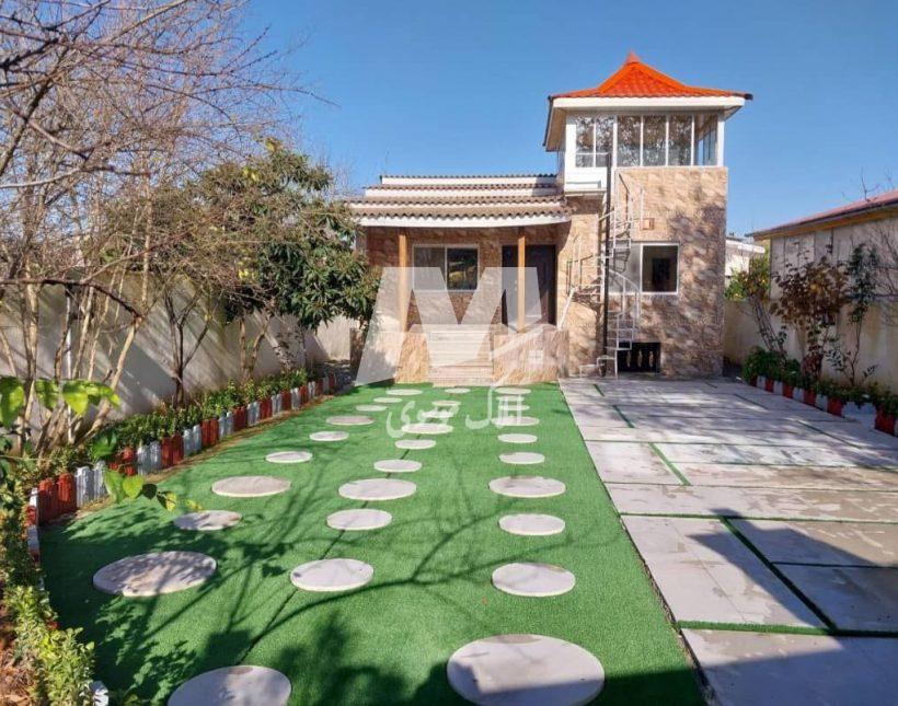 خرید ویلا باغ نیم پیلوت 400 متری سند دار امیرآباد چمستان | 400 متر