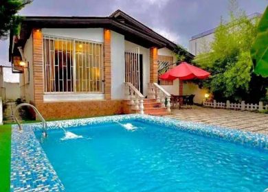 خرید ویلا در چمستان ۲۰۰ متری با استخر مبله کامل بهدشت | ۲۰۰ متر