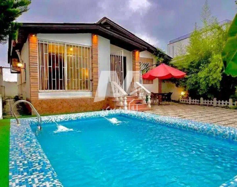 خرید ویلا در چمستان ۲۰۰ متری با استخر مبله کامل بهدشت | ۲۰۰ متر