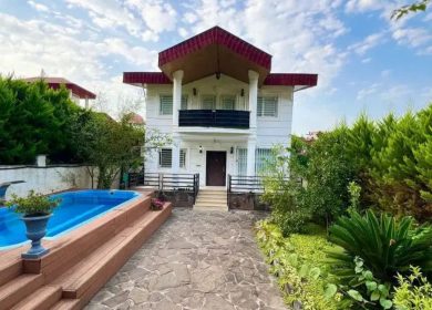 خرید ویلا در نوشهر ۲۴۰ متری دوبلكس مبله دونبش رو به جنگل | ۲۴۰ متر