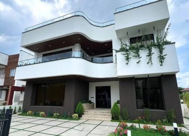 خرید ویلا لاکچری شهرکی استخر چهارفصل روفگاردن جنگلی | ۴۴۰ متر