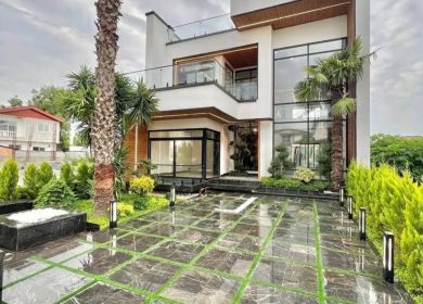 خرید ویلا تریپلکس مدرن ۳۵۰ متر زمین استخر داخلی | ۳۵۰ متر