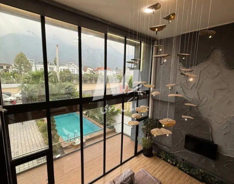 خرید ویلا در نوشهر استخردار ویو ابدی کوه فول فرنیش‌ | ۴۰۰ متر