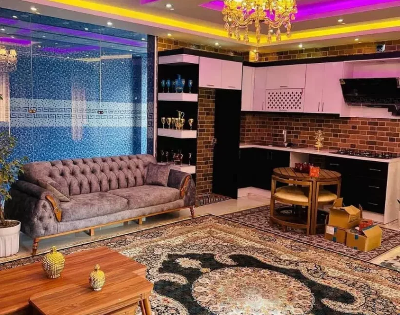 خرید ویلا ۳۰۰ متری نما سنگ استخردار منطقه نعمت آباد چمستان | 300 متر