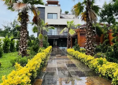 خرید ویلا نما مدرن استخر دار مبله کامل منطقه سعادت آباد چمستان | 500 متر