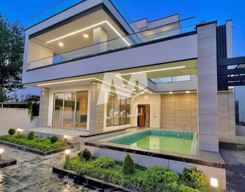 خرید ویلا مدرن استخردار شهرک برند امیر آباد چمستان | ۳۵۰ متر