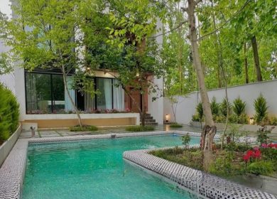 فروش ویلا استخر دار ۴۰۰ متری مبله سد الیمالات نور | ۴۰۰ متر