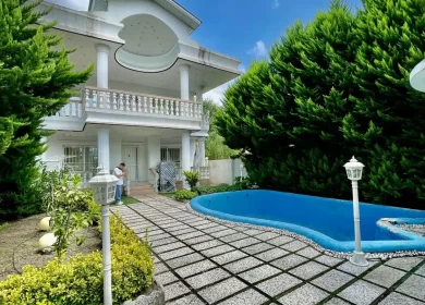 خرید ویلا باغ نما رومی استخردار در امیرآباد چمستان | 630 متر
