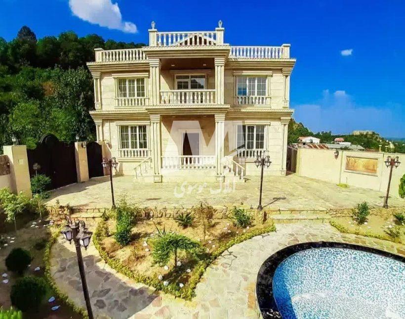 خرید ویلا در چمستان 650 متری کاخ ویلا مبله با استخر جوربند | 650 متر