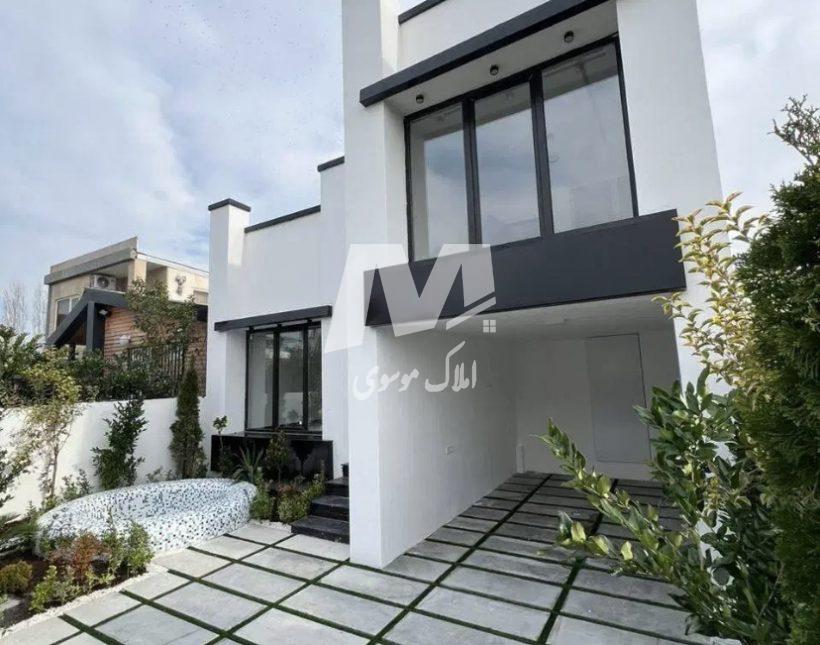 خريد ويلا نيم پيلوت ٢٠٠ متري نما مدرن در آهودشت چمستان | 200 متر