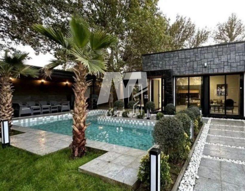 خريد ويلا باغ ٤٠٠ متري نما مدرن استخردار در سعادت آباد چمستان | 400 متر