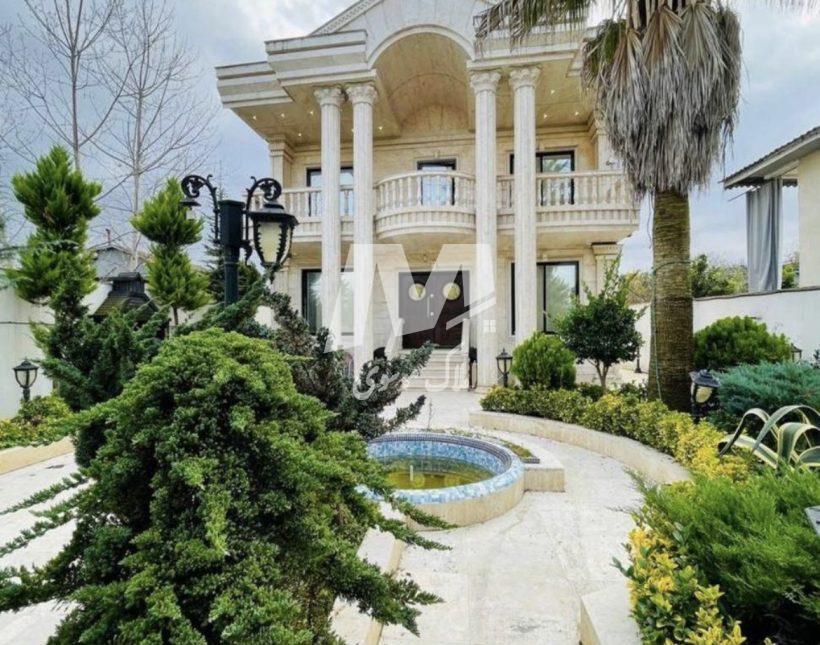 فروش ویلا دوبلکس نما سنگ فول فرنیش چمستان | 410 متر