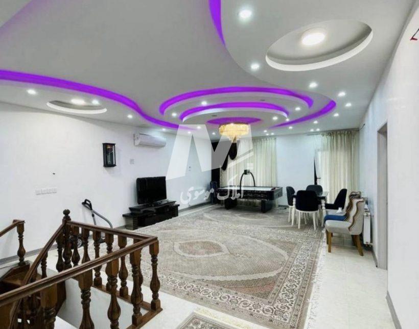 فروش ویلا دوبلکس نما سنگ فول فرنیش چمستان | 410 متر