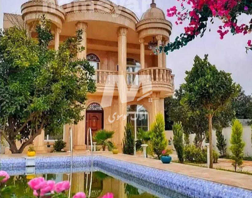 خرید ویلا در چمستان ۶۰۰ متری مبله با استخر داخلی بهدشت | ۶۰۰ متر