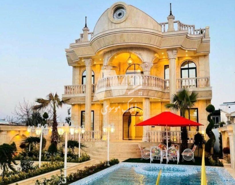 خرید کاخ ویلای ۸۰۰ متری سند دار در چمستان نعمت آباد | ۸۰۰ متر