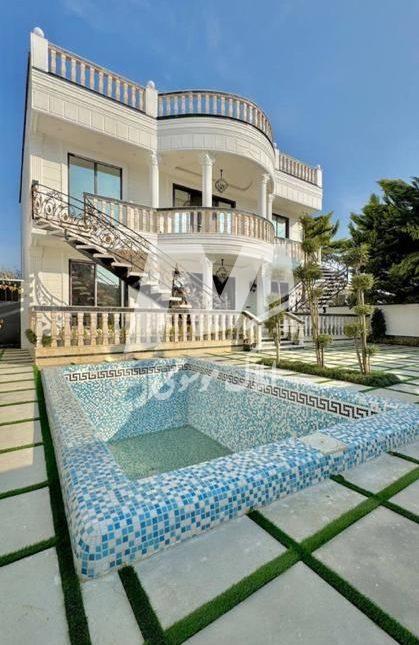 خرید کاخ ویلا نما کلاسیک استخر دار منطقه سعادت آباد چمستان | 450 متر