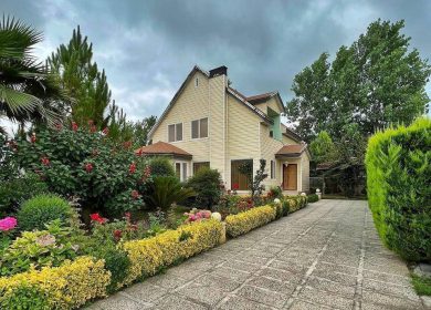 فروش باغ ویلا مدرن نما انگلیسی 550 متری نور جنگلی | 550 متر