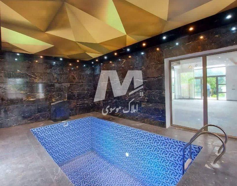 خريد ويلا باغ ٥٥٠ متري با استخر داخلي در سعادت آباد چمستان | 550 متر