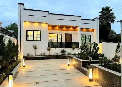 خريد ويلا فلت ٣٠٠ متري نما مدرن با استخر داخلي در كيابسر چمستان | 300 متر