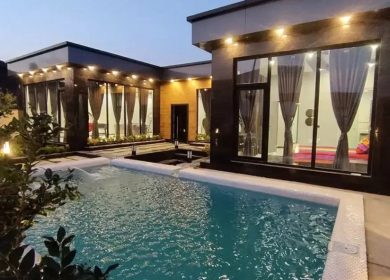 خريد ويلا فلت ٤٣٠ متري نما مدرن استخردار در سعادت آباد چمستان | 430 متر