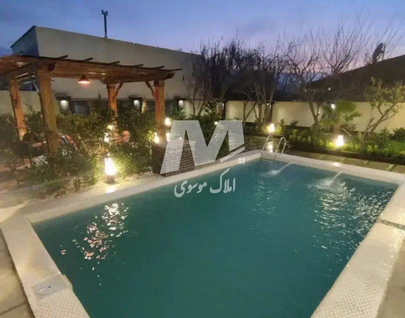 خريد ويلا فلت ٤٣٠ متري نما مدرن استخردار در سعادت آباد چمستان | 430 متر