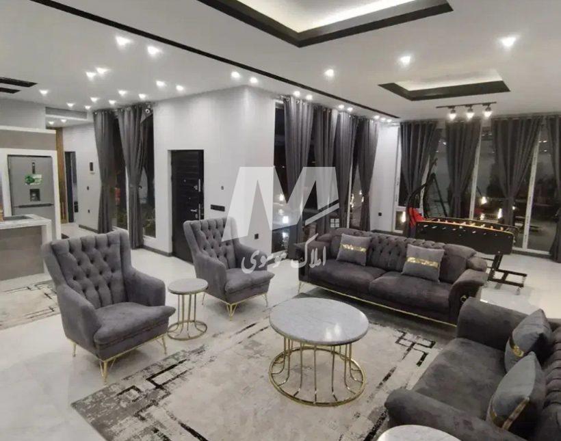 خريد ويلا فلت ٤٣٠ متري نما مدرن استخردار در سعادت آباد چمستان | 430 متر