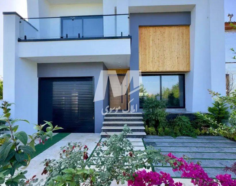 خريد ويلا نيم پيلوت ٢٥٠ متري نما مدرن شهركي در ورازده چمستان | 250 متر