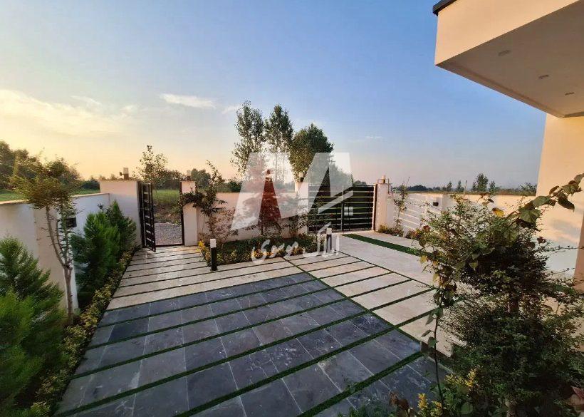 خريد ويلا نيم پيلوت ٢٥٠ متري نما مدرن شهركي در ورازده چمستان | 250 متر