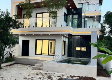 خريد ويلا باغ ٤٠٠ متري نما مدرن استخردار در گيلانده چمستان | 400 متر