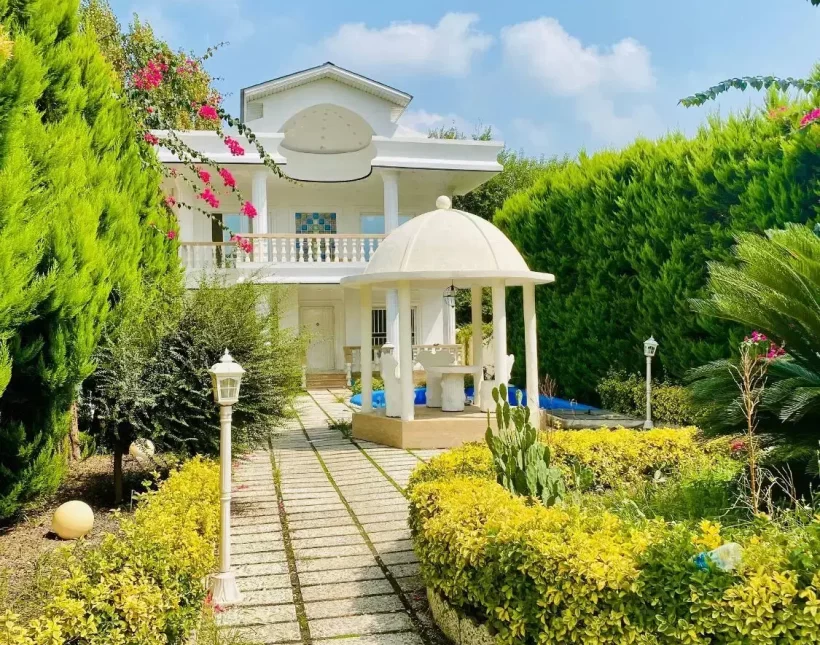 خرید ویلا باغ نما رومی منطقه سعادت آباد چمستان | 450 متر