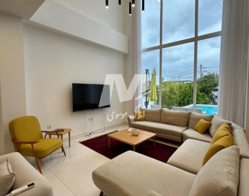 خريد ويلا دوبلكس ٤٠٠ متري نما مدرن فول فرنيش در سيسنگان | 400 متر