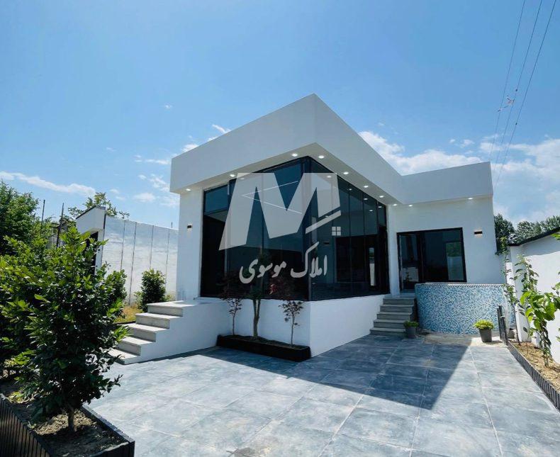 خريد ويلا فلت نقلي ٩٠ متري نما مدرن شهركي در آهودشت چمستان | 170 متر