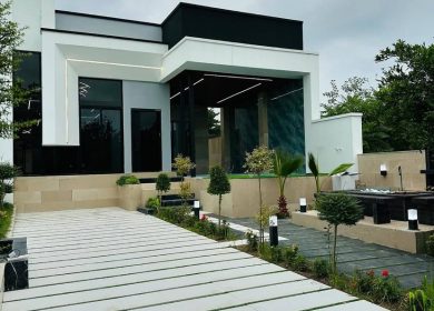 خريد ويلا باغ ٤٥٠ متري نما مدرن استخردار در نعمت آباد چمستان | 450 متر