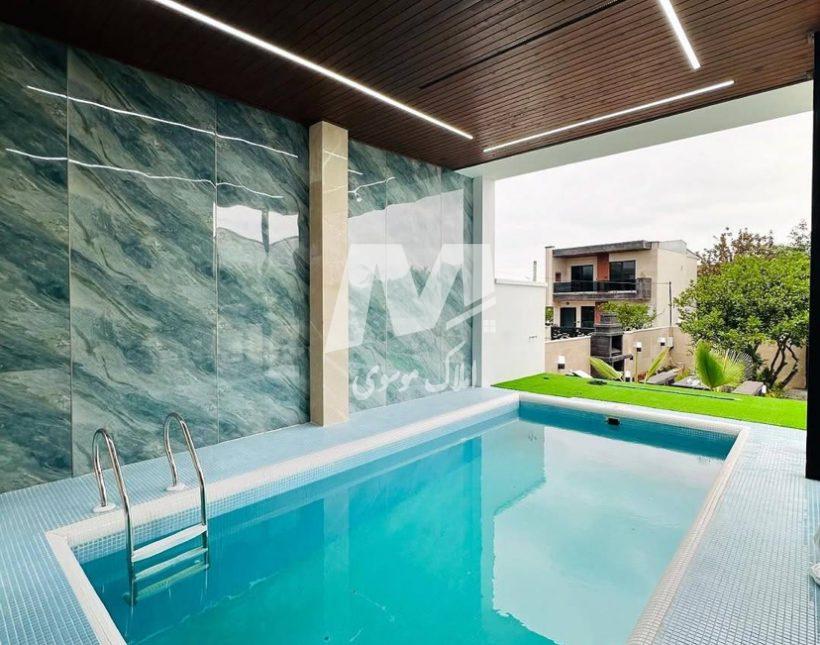 خريد ويلا باغ ٤٥٠ متري نما مدرن استخردار در نعمت آباد چمستان | 450 متر