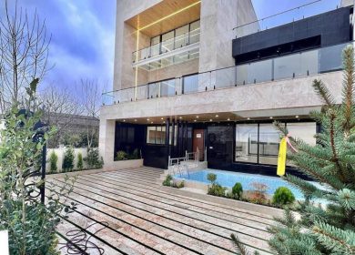 خريد ويلا باغ ٤٠٠ متري نما مدرن استخردار در گيلانده چمستان | 400 متر