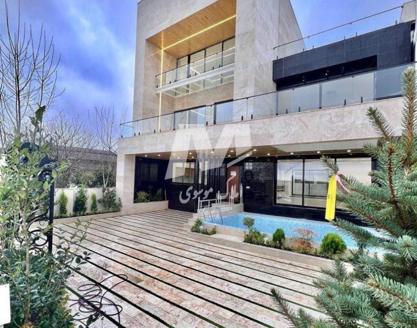 خريد ويلا باغ ٤٠٠ متري نما مدرن استخردار در گيلانده چمستان | 400 متر