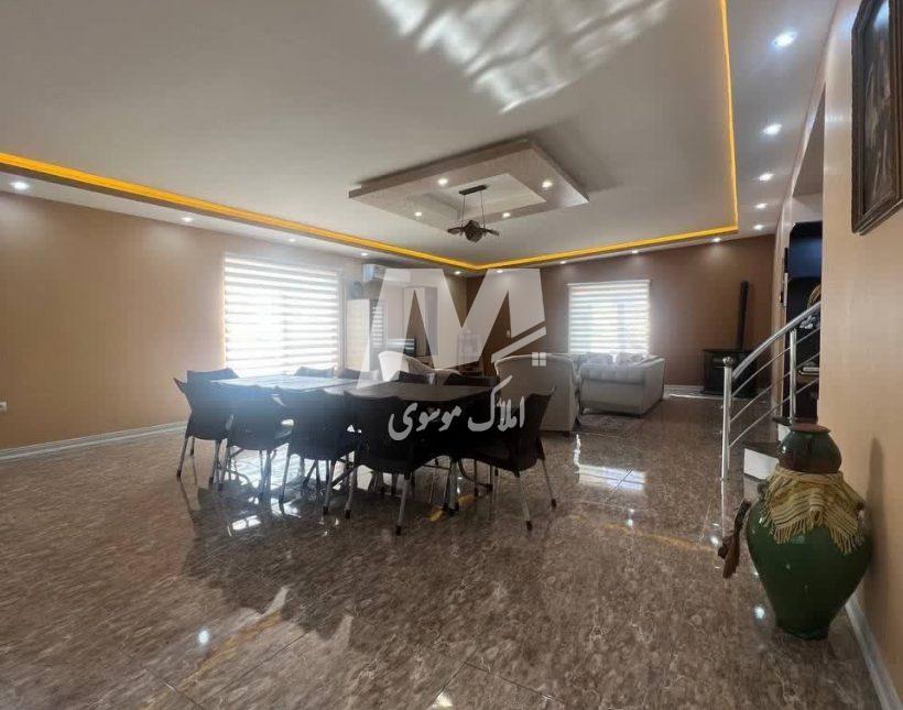خرید ویلا در نور 250 متر با روف و جکوزی مبله کامل | 250 متر