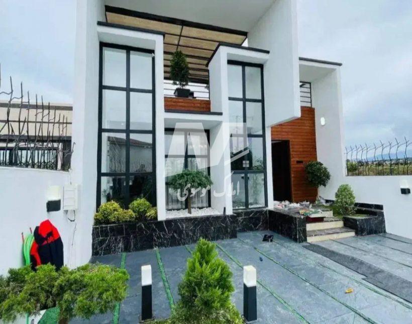 خريد ويلا فلت ١٩٠ متري نما مدرن مبله روف دار در آهودشت چمستان | 190 متر