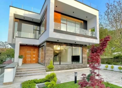خرید ویلا استخردار مدرن منطقه نعمت آباد چمستان | 400 متر