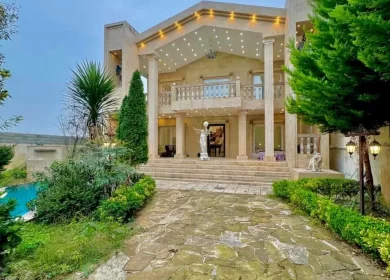 خرید ویلا باغ نما رومی مبله منطقه سعادت آباد چمستان | 480 متر