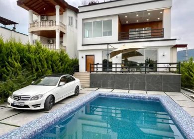 خريد ويلا باغ ٤٠٠ متري نما مدرن شهركي استخردار در لتينگان نوشهر | 400 متر