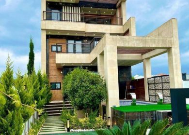 خريد ويلا باغ ٥٠٠ متري نما مدرن استخردار در اميرآباد چمستان | 360 متر