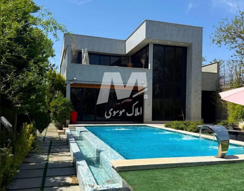 خريد ويلا باغ ٧٠٠ متري مدرن فول فرنيش استخردار در سعادت آباد چمستان | 700 متر