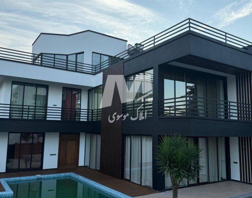 خريد ويلا مدرن ٦٠٠ متري شهركي فول فرنيش در ونوش نوشهر | 570 متر