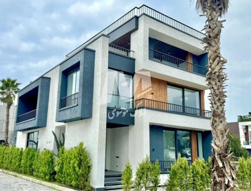 خريد ويلا باغ ٥٠٠ متري نما مدرن در شهركي ساحلي در چلك نوشهر | 500 متر