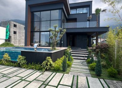 خرید ویلا نما مدرن استخر دار در دل جنگل | 450 متر