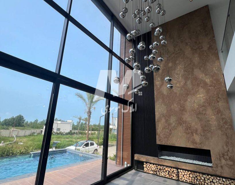 خرید ویلا نما مدرن استخر دار در دل جنگل | 450 متر