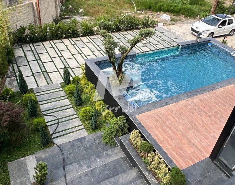 خرید ویلا نما مدرن استخر دار در دل جنگل | 450 متر