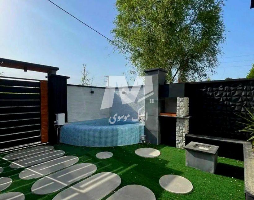 خرید ویلا مدرن همکف جکوزی داخل شهرک امیرآباد چمستان | ۲۱۰ متر
